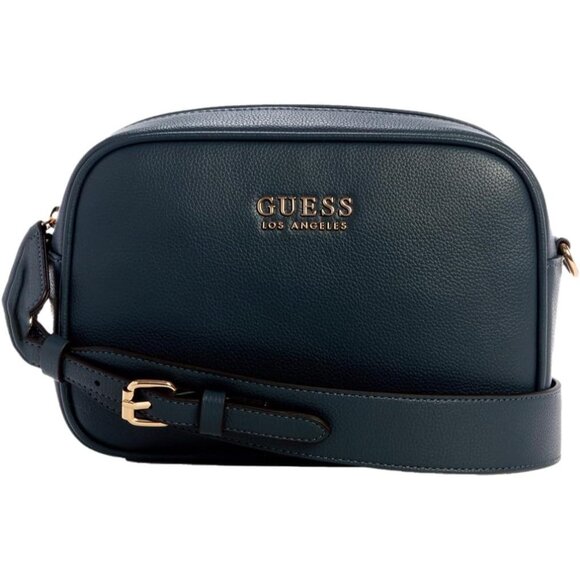 Factory Women's Barten Crossbody Pebbled Faux-Leather Bag Gold-tone Logo